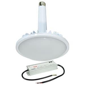 日動工業 高天井用LED器具 ハイスペックハイディスク150W 口金式 水銀灯700W相当 昼白色 直流電源装置外付型 ワイド 口金E39 乳白 L150V2-E39-HMW-50K-N