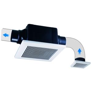 高須産業 天井埋込型換気扇 2室同時換気 大風量タイプ 排気式 パイプ径