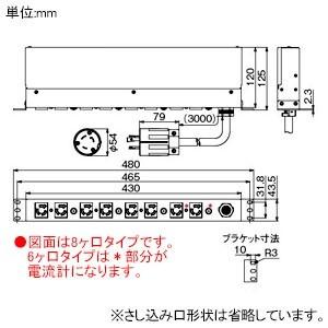 2個セット　アメリカン電機 1Uコンセントバー 30A HKC2650PT HKC2650PT | 1Uコンセントバー（NEMA L6-15・20） | アメリカン