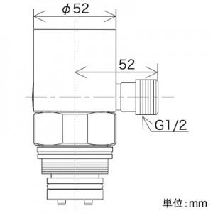 新着商品KVK 流し台用シングルレバー式混合栓用分岐金具 KVK専用