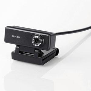 ELECOM Webカメラ 200万画素 高画質HD対応 一発接続タイプ 内蔵マイク搭載・イヤホンマイク付 UCAM-C520FEBK プロジェクター本体