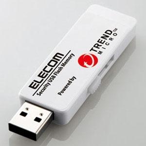 ELECOM セキュリティUSBメモリ トレンドマイクロエディション USB3.0対応 4GB 管理者用ソフト対応モデル MF-PUVT304GM1