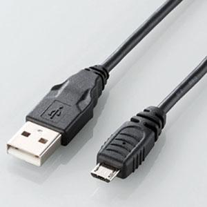 ELECOM MicroUSBケーブル USB-Micro 長さ1m GM-U2CAMB10BK｜dendenichiba
