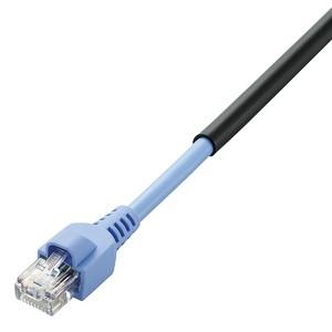 ELECOM LANケーブル 屋外対応タイプ CAT5E対応 長さ20m LD-VAPFR/BK20