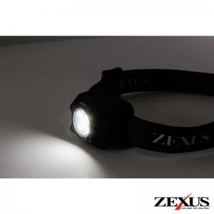 冨士灯器 LEDヘッドライト ZEXUS Rシリーズ  400lm USB充電式 専用クリップ付 ブラック ZX-R30｜dendenichiba｜02