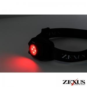 冨士灯器 LEDヘッドライト ZEXUS Rシリーズ  400lm USB充電式 専用クリップ付 ブラック ZX-R30｜dendenichiba｜03