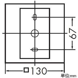 DAIKO LED和風小型シーリングライト 天井取付専用 下面開放タイプ LED電球4.2W 口金E17 電球色 DCL-39980Y_1