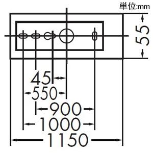 DAIKO LEDブラケットライト 天井付・壁付兼用 縦長付・横長付兼用 全面配光タイプ 明るさHf32W×2灯相当 LED38W 温白色 DCL-40912A_1