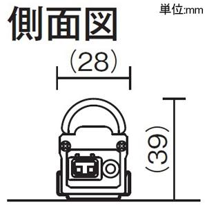 DAIKO LED間接照明用器具 防雨・防湿形 天井・壁(縦向・横向)・床付兼用 非調光タイプ LED7.4W 電球色 長さ574mm DWP-5352YW_1