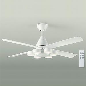 DAIKO LEDシーリングファン 〜8畳用 DCモーター 口金GX53-1a 電球色 正