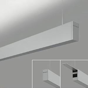 DAIKO LEDラインベースライト 《ARCHI TRACE》 ボルト取付専用 吊下形・上配光 連結(端部) 調光タイプ L900mm 温白色 LZY-93251AS