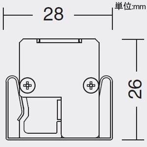 DAIKO LED間接照明用器具 L1000タイプ 縦長付・横長付兼用 防雨・防湿形 重耐塩仕様 電球色(3000K) 広角形 配光角60° 電源別売 LLY-7160YUW_2