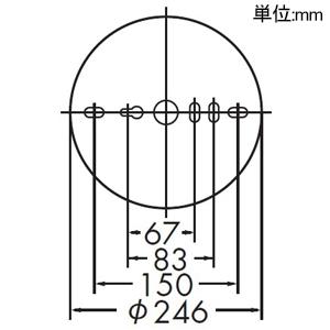 DAIKO LEDシーリング非常灯 直付・壁付タイプ 防雨形 非調光タイプ