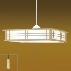 タキズミ ペンダントライト和風LEDタイプ 樹脂枠白木調 プラスチック