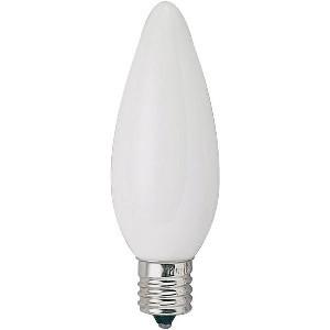 アサヒ 50個セット シャンデリアランプ C32 105V25W 全光束:190lm 口金:E12 ホワイト C32 E12 100/110V-25W(S)_50set