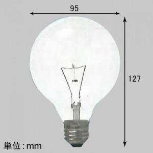 アサヒ クリヤーボール G95 100V57W 全光束750lm E26口金 アサヒ クリヤーボール G95 100V57W 全光束750lm E26口金
