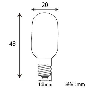 アサヒ ケース販売 25個セット ナツメ球 T20カラー 110V5W 口金:E12 イエロー ナツメ T20 E12 110V-5W(Y)_set｜dendenichiba｜03