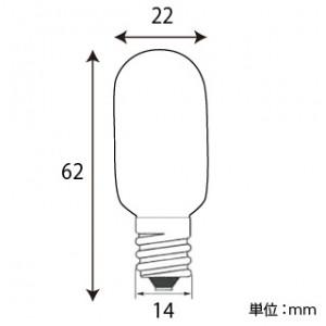 アサヒ ケース販売 50個セット ミシン球 T22 110V15W 全光束:90lm 口金:E14 フロスト ミシンキュウ T22 E14 110V-15W(F)_setの画像