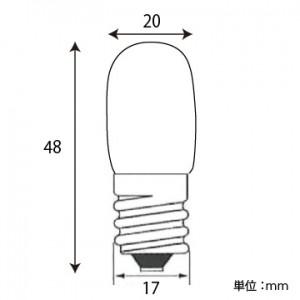 アサヒ 100個セット ナツメ球 T20 110V5W 全光束:20lm 口金:E17 フロスト ナツメ T20 E17 110V-5W(F)_100setの画像