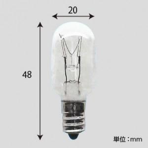 アサヒ 50個セット パイロットランプ ナツメタイプ T20 30V5W 全光束:20lm 口金:E17 クリヤー T20 E17 30V-5W_50setの画像