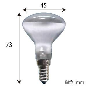 アサヒ（asahi） ミニレフランプ R45 110V40W 全光束:350lm 口金:E14