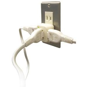 YAZAWA（家電） ヤザワ スーパー雷サージ付トリプルタップ 3個口