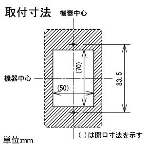 アイホン 電気錠解錠ボタン 防雨形 壁埋込型 JIS1個用スイッチボックス