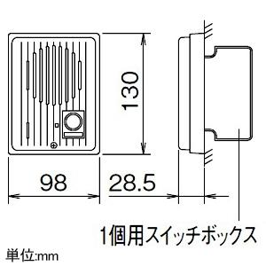 アイホン 玄関子機 ドアホン・セキュリティ用 露出型 防雨形 壁取付型
