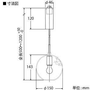 山田照明 丸形ペンダントライト ガラスタイプ クリア色 クリプトン40W 