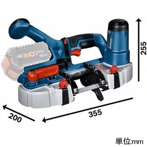 BOSCH コードレスバンドソー DC18V 5.0Ah 鋸刃長さ733×幅12.7×厚さ0.35