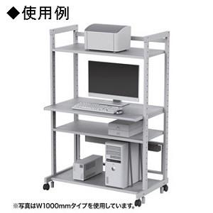 サンワサプライ eラック 高耐荷重ラック コンパクトタイプ W600×D600×H1500mm 総耐荷重200kg ER-60Cの画像