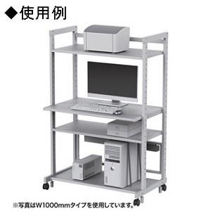 サンワサプライ eラック 高耐荷重ラック コンパクトタイプ W800×D600×H1500mm 総耐荷重200kg ER-80Cの画像