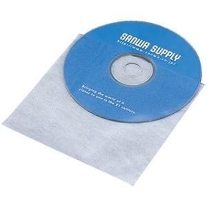 サンワサプライ CD・CD-R用不織布ケース 1枚収納 100枚セット FCD-F100｜dendenichiba