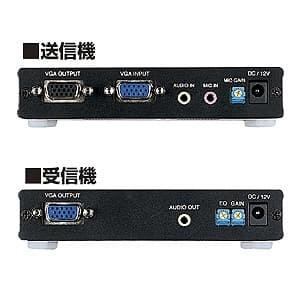 サンワサプライ AVエクステンダー 送信機・受信機セット 最大延長180m 