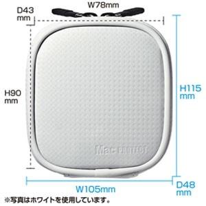 サンワサプライ MagSafe電源アダプタ専用ケース 45W・60W対応 ホワイト IN-MACAD1W｜dendenichiba｜02