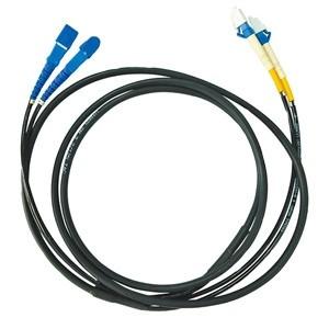 サンワサプライ タクティカル光ファイバケーブル 2芯 シングルモード