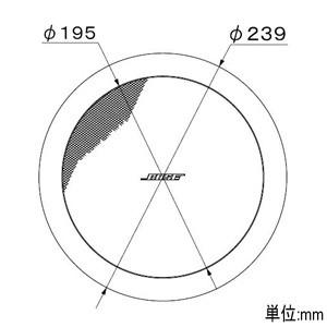 Bose FreeSpace 天井埋め込み型スピーカー DS16FB DS16FB 天井埋め込み型スピーカーDS16F 1本 BOSE(ボーズ) 【通販