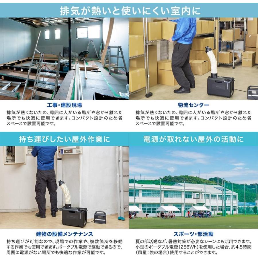 キングジム 排気が熱くないポータブルスポットクーラー PSC10 キングジム 排気が熱くないポータブルスポットクーラー PSC10