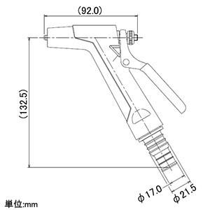 カクダイ　スプレーガン　5227 Amazon | カクダイ 散水ノズル スプレーガン 大口径 525-230 | 散水ノズル