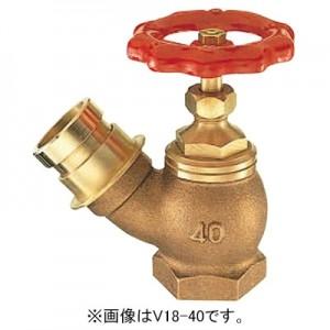 三栄水栓製作所 差込45°消火栓 圧力0.5MPa用 呼び:50 V18-50_1