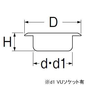 三栄水栓製作所 兼用ツバ広掃除口 排水用品 VP・VUパイプ兼用 接着式 ネットパッキン付 呼び:125 H52-2-125_1