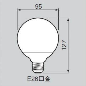 東芝 電球形蛍光灯 ボール電球60Wタイプ(G形) 3波長形昼光色 E26口金 ネオボールZ EFG15ED13ZJ｜dendenichiba｜04