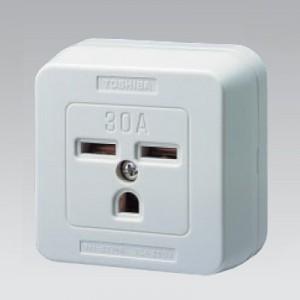 東芝 Ihクッキングヒーター用コンセント 送りなし 2p接地付 露出形 30a 250v Dc2102e W 電材堂ヤフー店 通販 Yahoo ショッピング