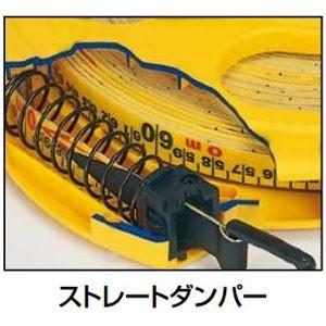 タジマ 一般測定・道路・鉄道・電気工事用巻尺 シムロン-L はや巻 ガラス繊維テープ 長さ30m ツートンカラー両面目盛テープ 空転防止機構付 YSL3-30