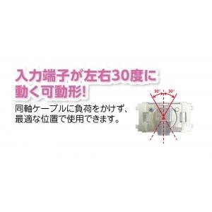 DXアンテナ プレート付壁面テレビ端子 SU7LKSWP(B) : 電材堂ヤフー店