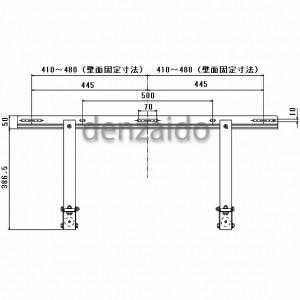 バクマ工業 エアコン室外ユニット架台 壁面用 溶融亜鉛メッキ