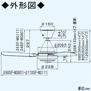 Panasonic（パナソニック） シーリングファン(天井扇) シンプルタイプ 