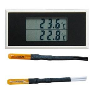 マザーツール デュアル表示温度モジュール 温度モニター用 サーミスタ式 測定範囲0〜90℃ MT-145｜dendenichiba