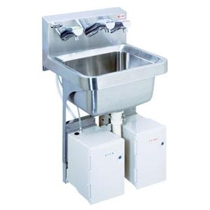 サラヤ 自動手指洗浄消毒器 WS-3000SL 壁付型 電源AC100V 46624 : 電材