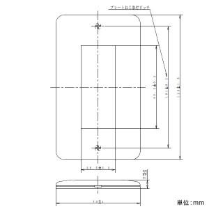 パナソニック フルカラー モダンプレート 3コ用 ホワイト WN6003SW｜dendenichiba｜03